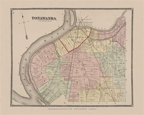 Tonawanda Map .